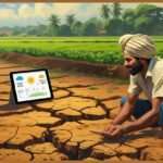 AI आधारित हवामान अंदाज अ‍ॅप वापरताना शेतकरी – स्मार्ट शेतीसाठी आधुनिक तंत्रज्ञान